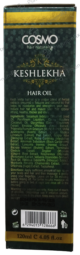 Cosmo Hair Naturals Keshlekha Hair Oil