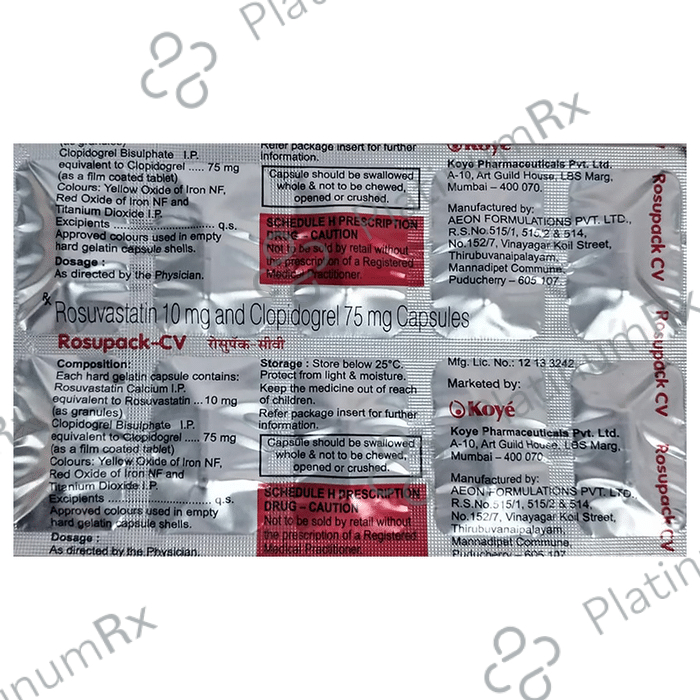 Rosupack-CV Capsule 10 Capsule
