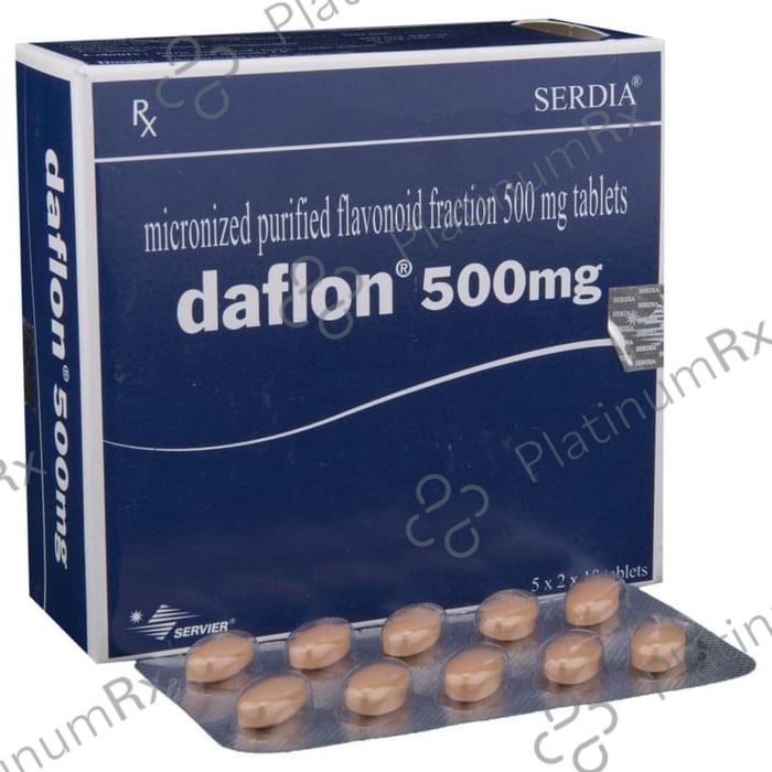 Daflon MG 500mg Tablet 10s