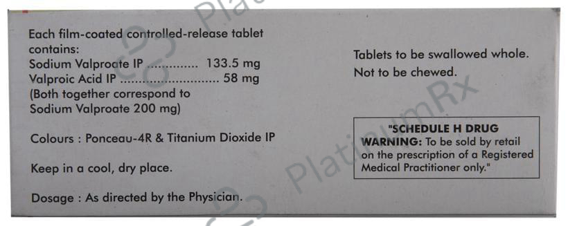Valprid CR 200 Tablet 10 Tablet CR