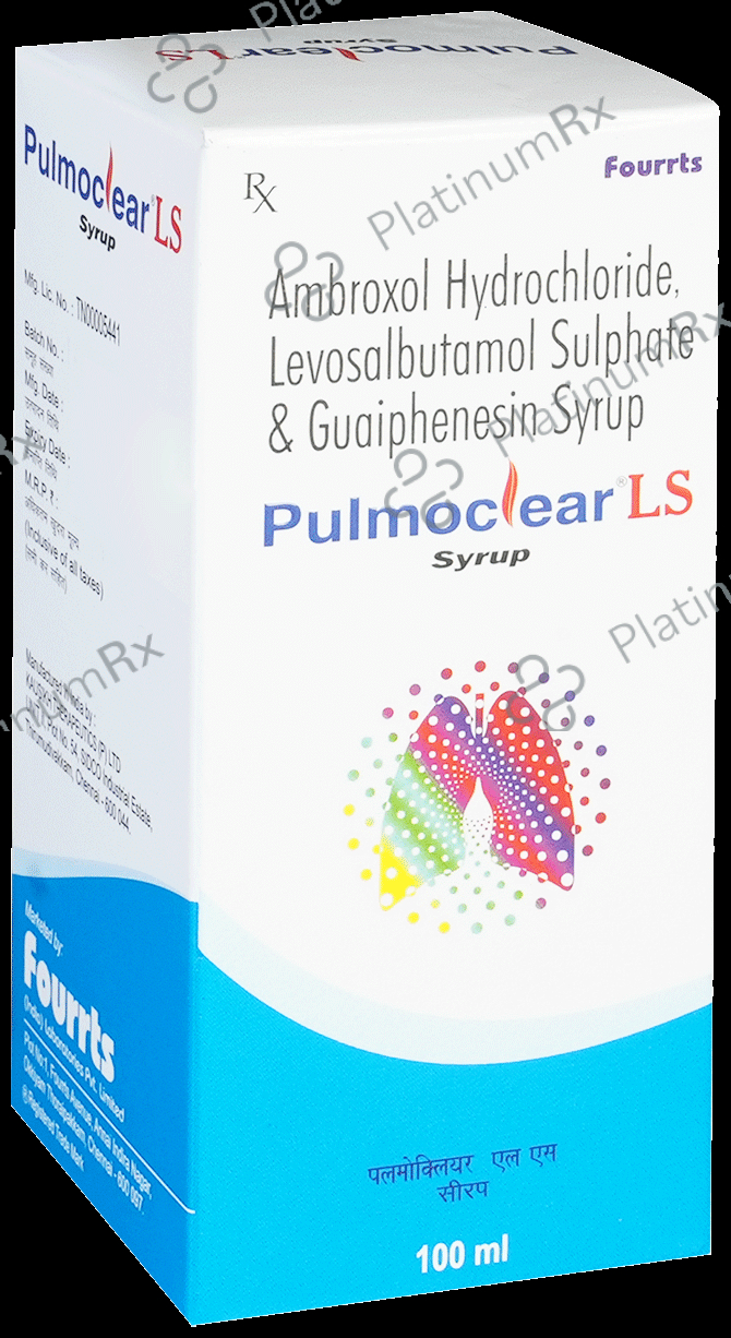 Pulmoclear LS 15/50/1mg Syrup 100ml