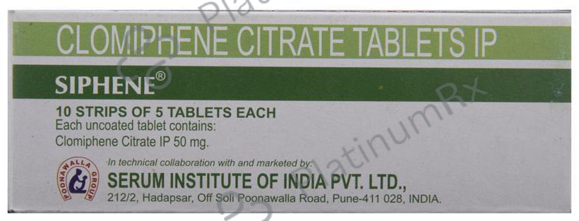Siphene 50mg Tablet 5s