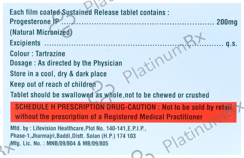 Pregcit Pro 200SR Tablet