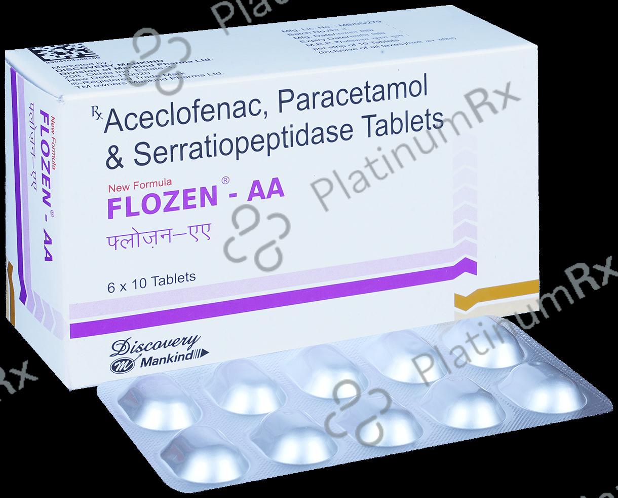 Flozen AA 100/325/15mg Tablet 10s