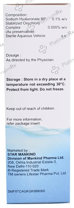 Lubimoist 0.1% Eye Drop 10ml