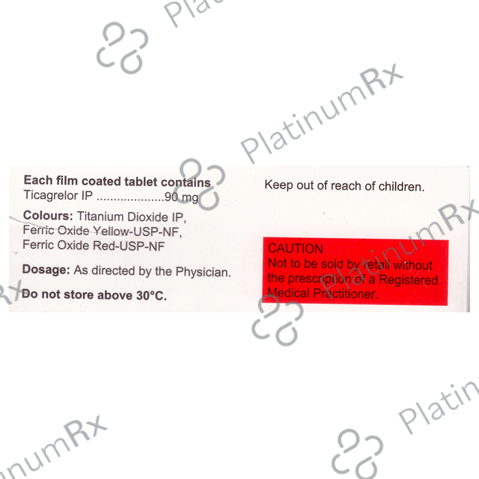 Ticacip 90mg Tablet 14s