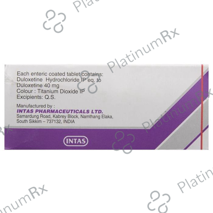 Duvanta 40mg Tablet 10s