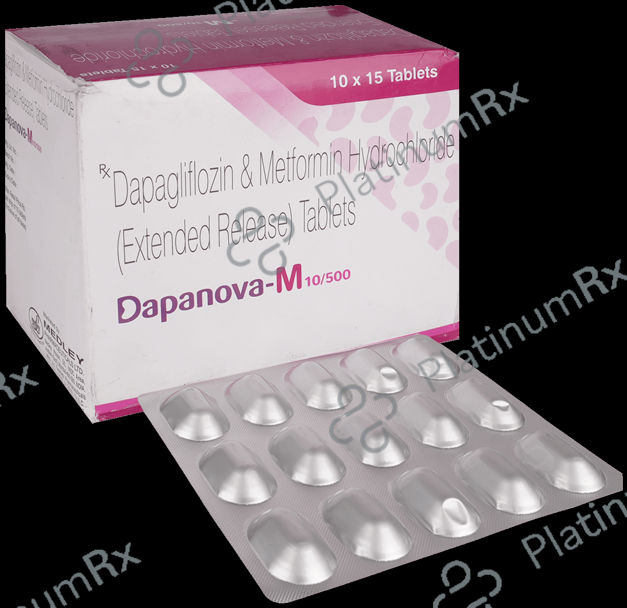 Dapanova M 10/500mg Tablet 15s