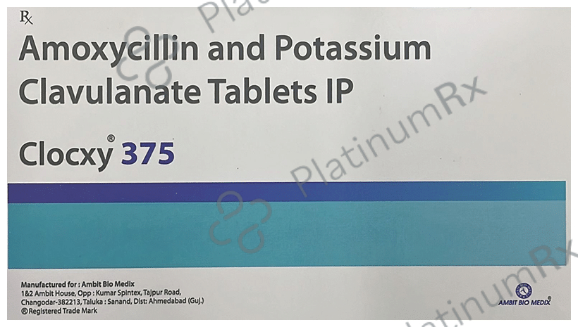 Clocxy 375 Tablet