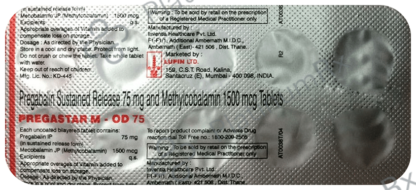 Pregastar M - OD 75 Tablet SR