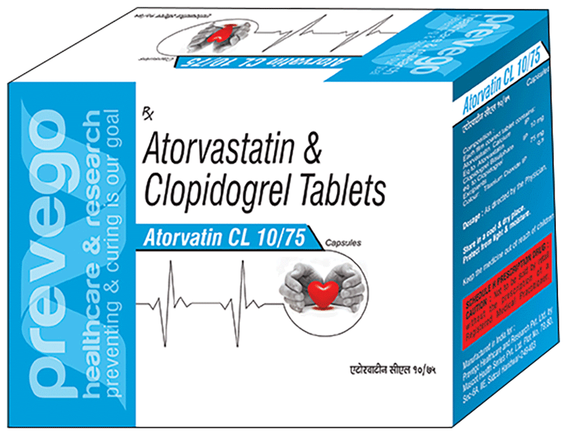 Atorvatin Cl 10/75mg Cap 10s