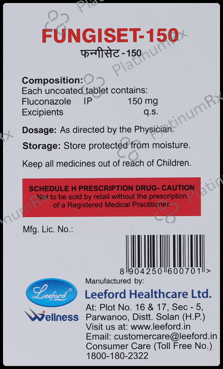 Fungiset 150mg Tablet