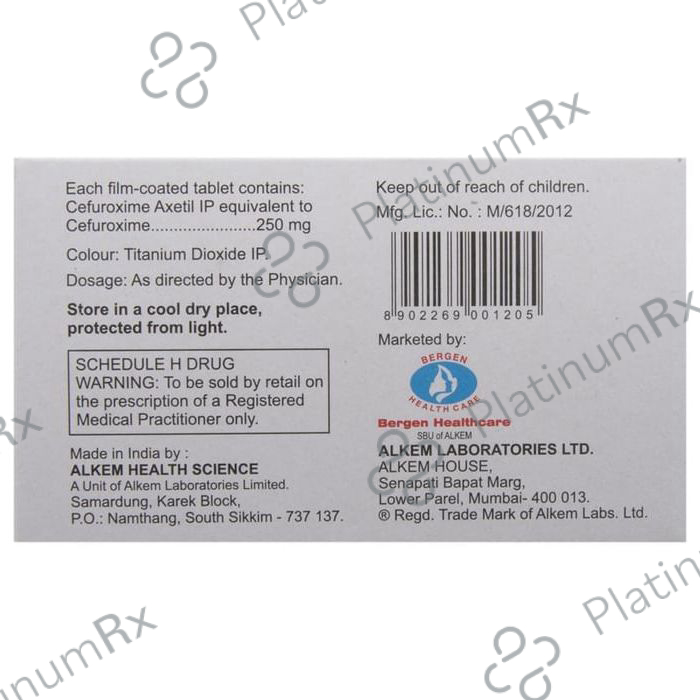 Zocef 250mg Tablet 10s