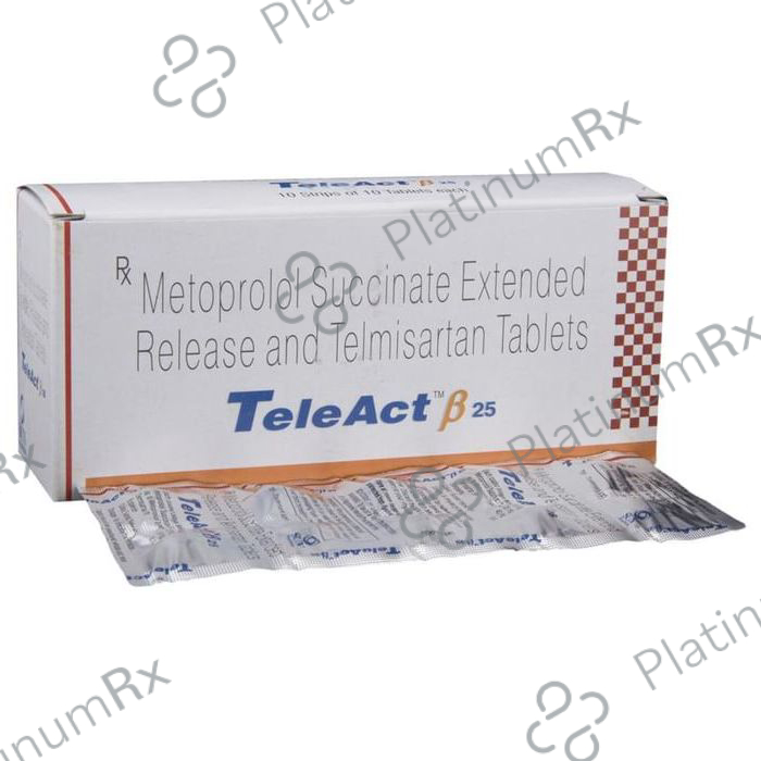 Teleact Beta 25 23.75/40mg Tablet ER 10s