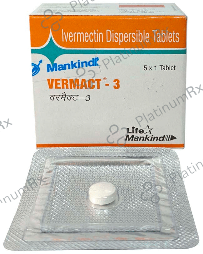 Vermact 3 Tablet DT