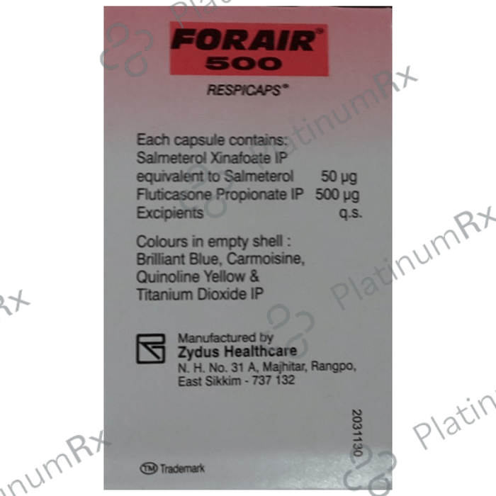 ForAir 500/50mcg Respicap 30s