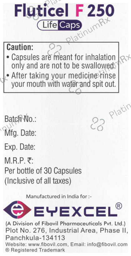 Fluticel F 250 Life Capsule