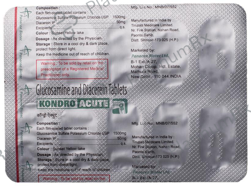 Kondro Acute 50/1500mg Tablet 10s