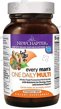 New Chapter Every Man's One Daily Multi Vegetarian Tablet 72 Tablet