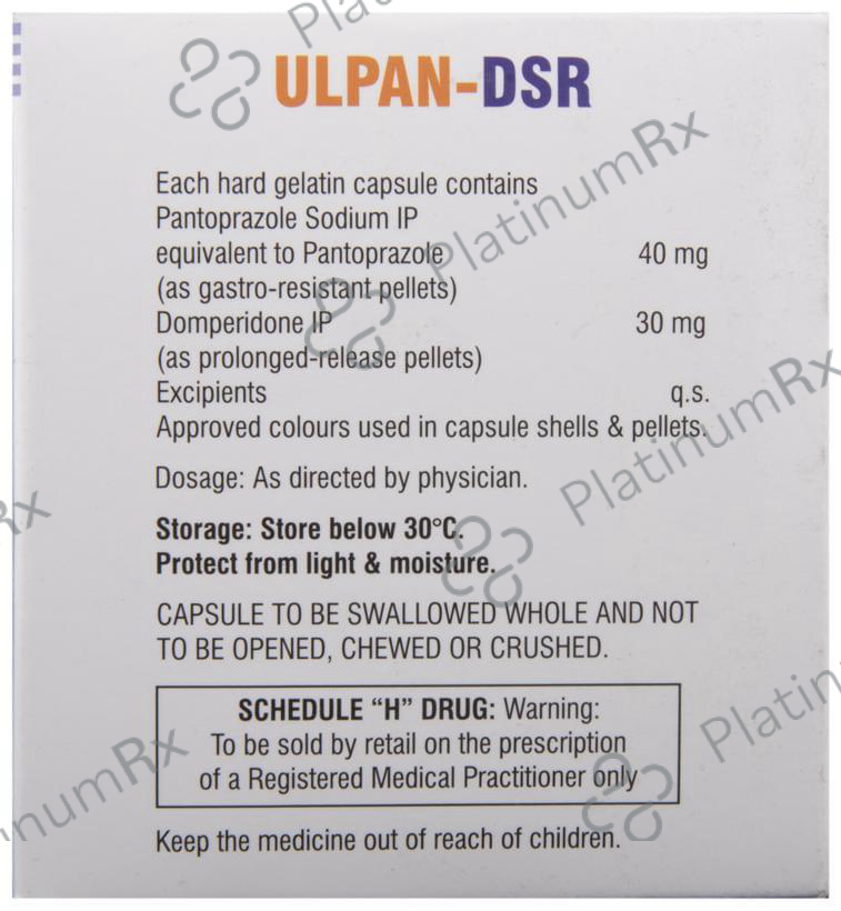 Ulpan DSR Capsule 30/4mg Capsule PR 10s
