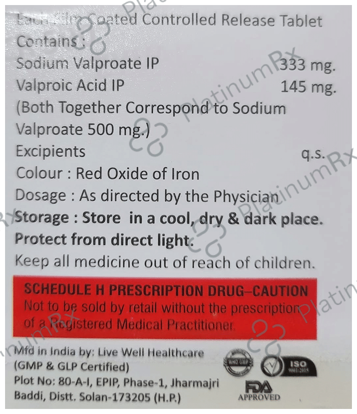 Zyval CR 500 Tablet
