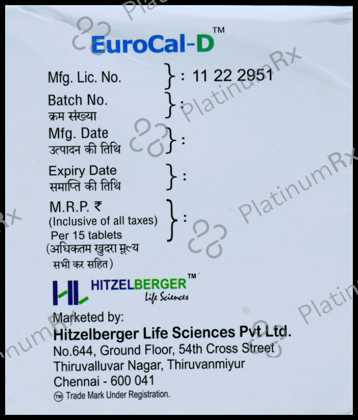 Eurocal-D Tablet