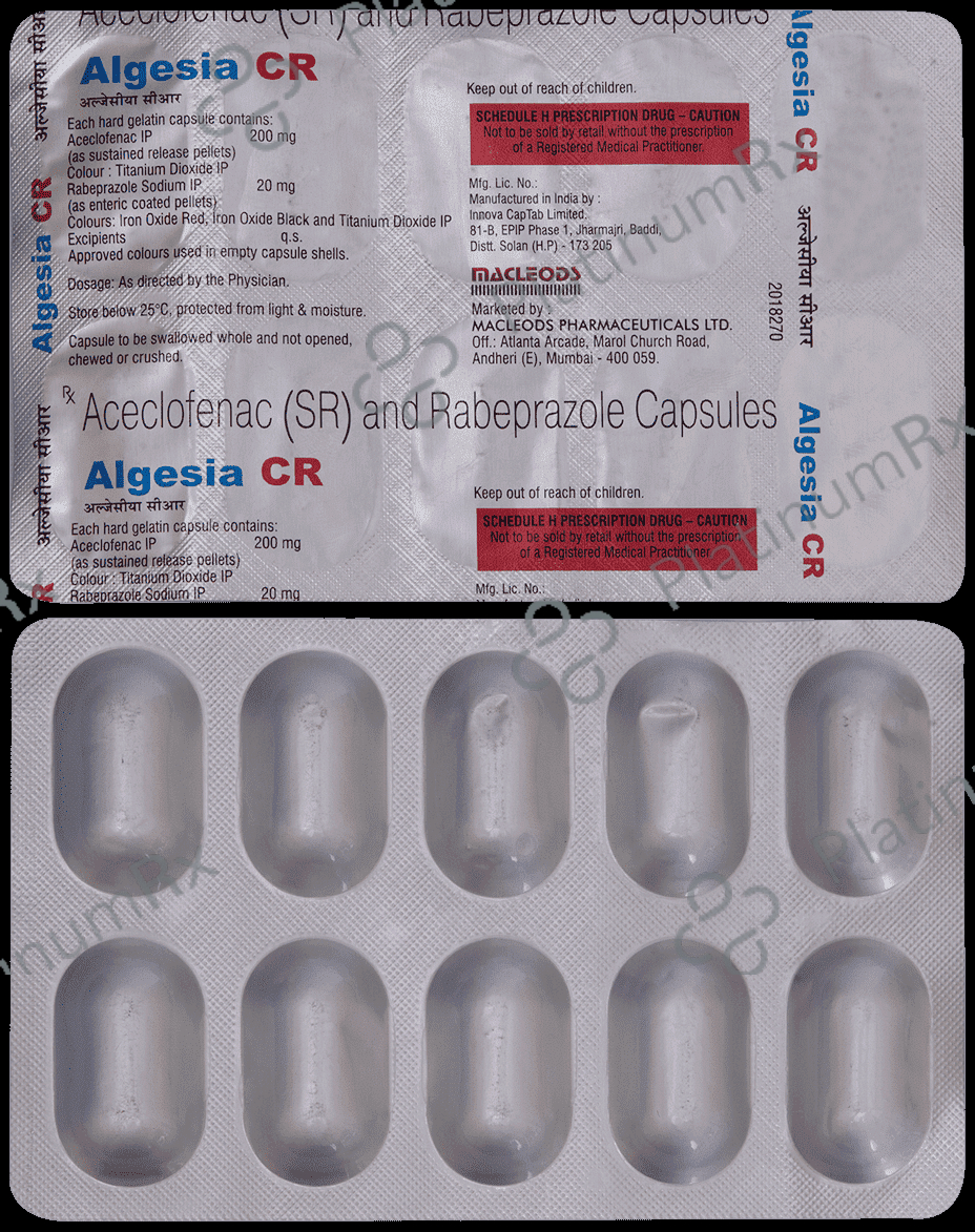 Algesia CR 200/20mg Capsule 10s