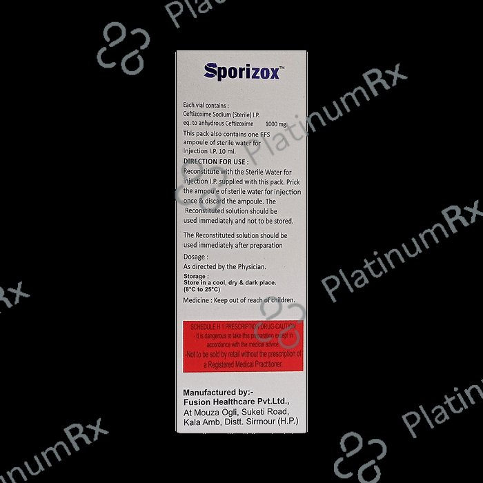 Sporizox Injection
