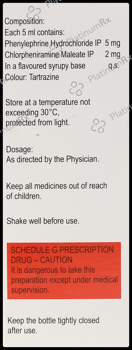 Nasoclear 2/5mg Cold AF Syrup 60ml