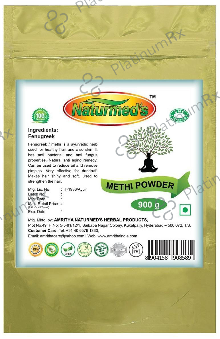 Naturmed's Methi Powder 900 gm