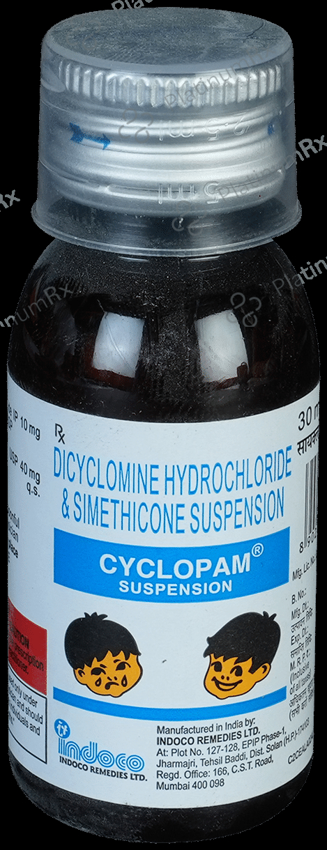 Cyclopam 10/40mg Suspension 30ml