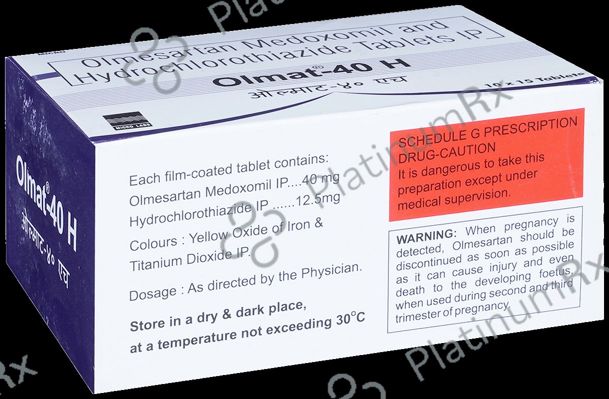 Olmat 40 H 12.5/40mg Tablet 15s