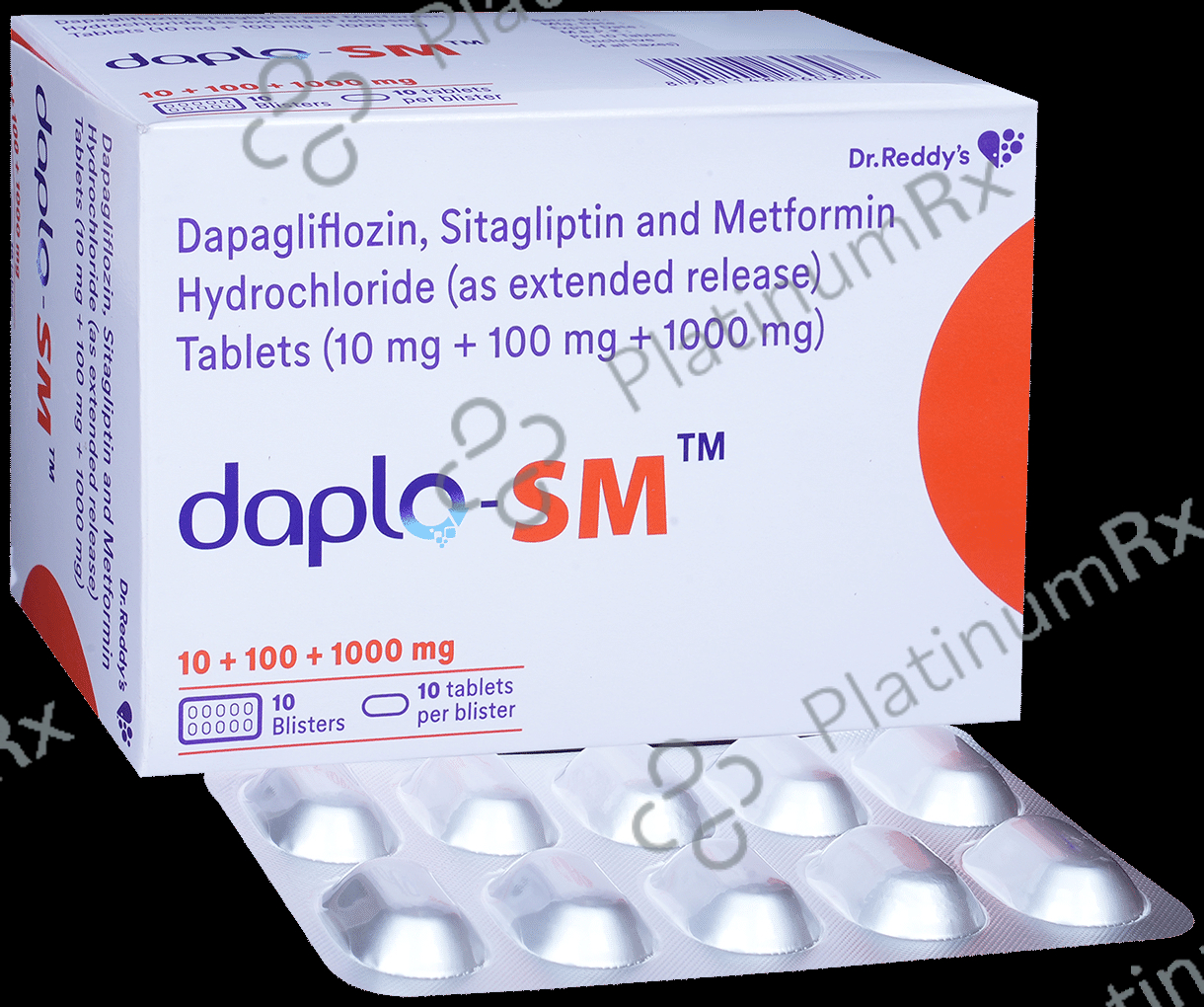 Daplo SM 10/1000/100mg Tablet ER 10s