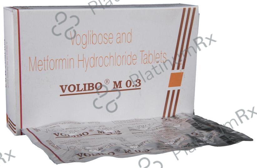 Volibo M 0.3/500mg Tablet 10s