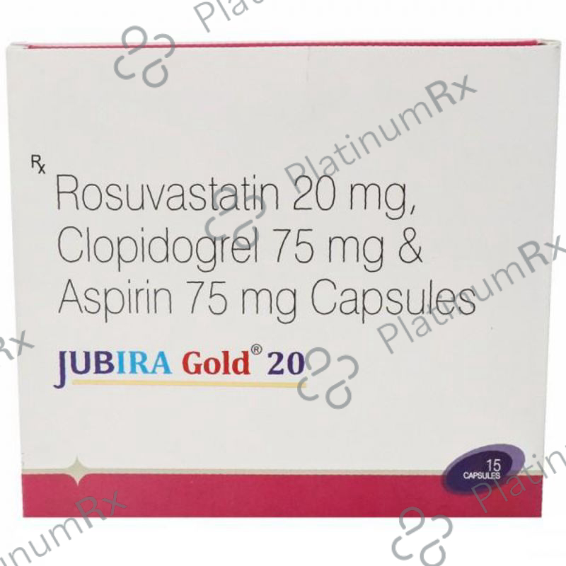 Jubira Gold 20/75/75mg Capsule 15s