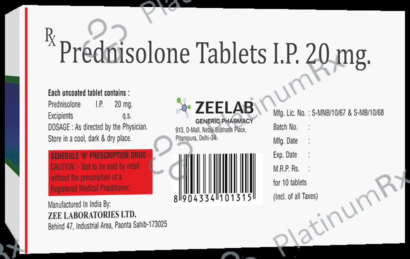 Prednilix 20 Tablet