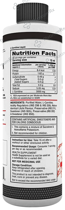 Labrada L-Carnitine 3000 Sweet Orange