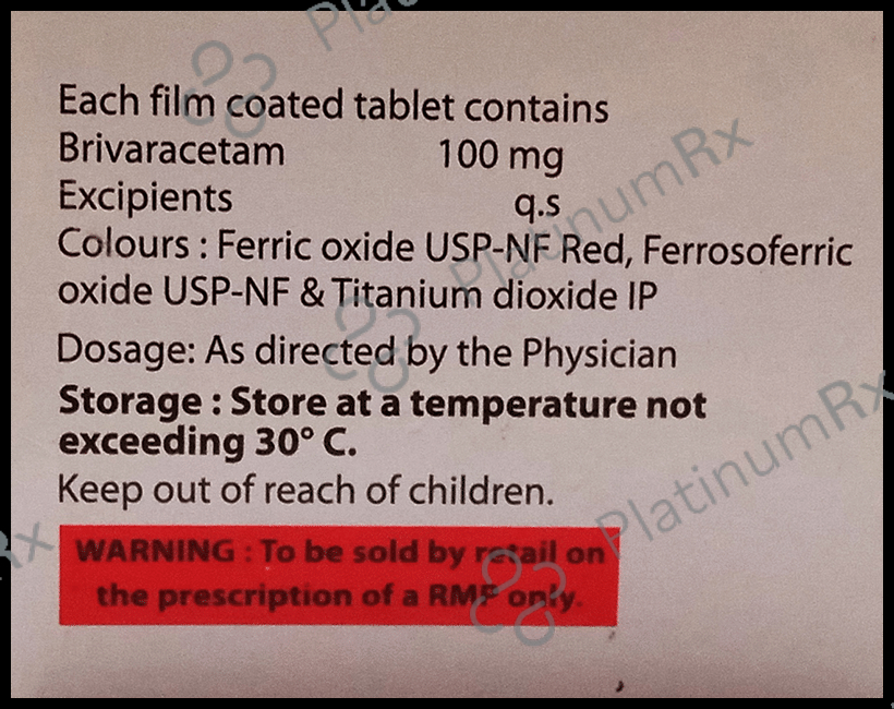 Brivatab 100mg Tablet