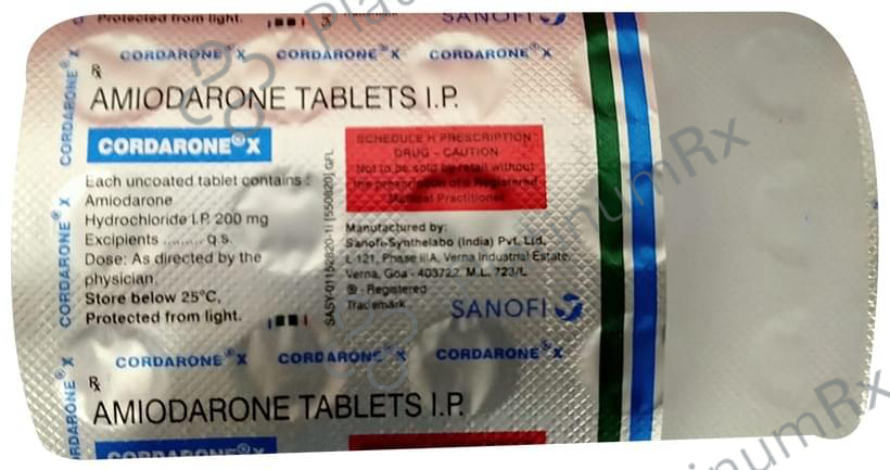Cordarone X 200mg Tablet 15s