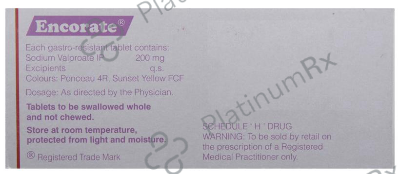 Encorate 200mg Tablet 10s