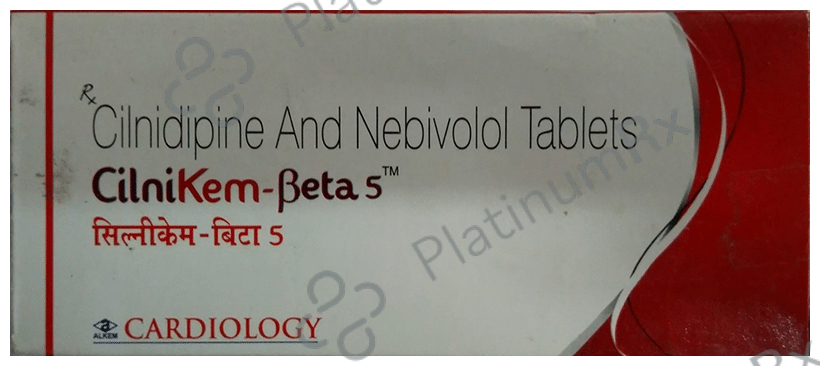 Cilnikem Beta 10/5mg Tablet 10s