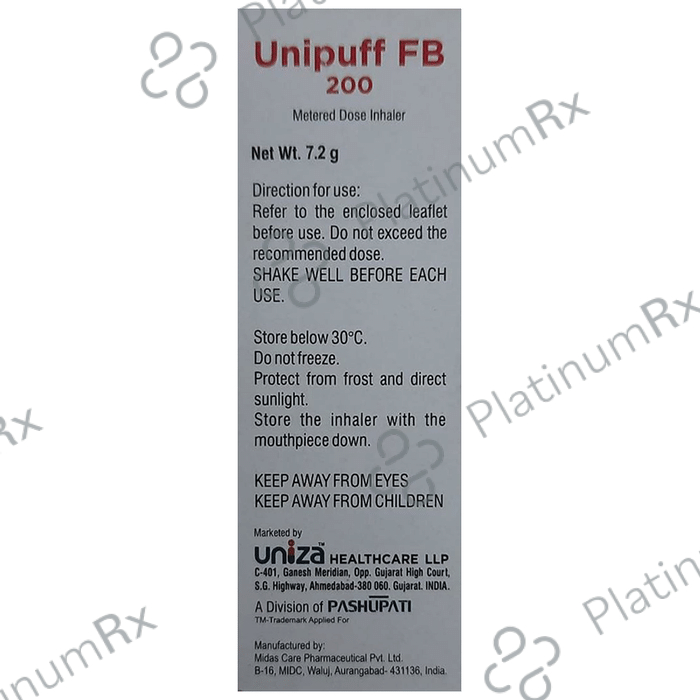 Unipuff FB 200 Inhaler