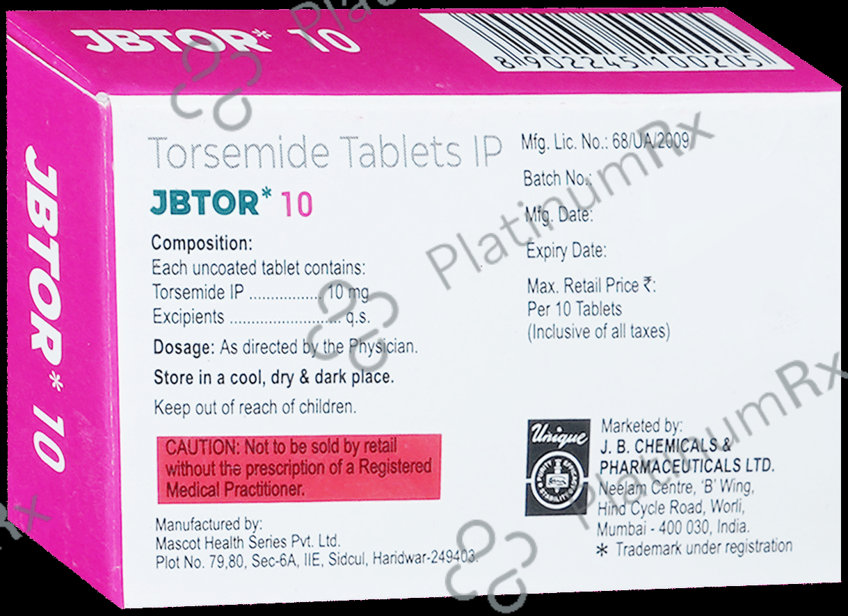 Jbtor 10mg Tablet 10s