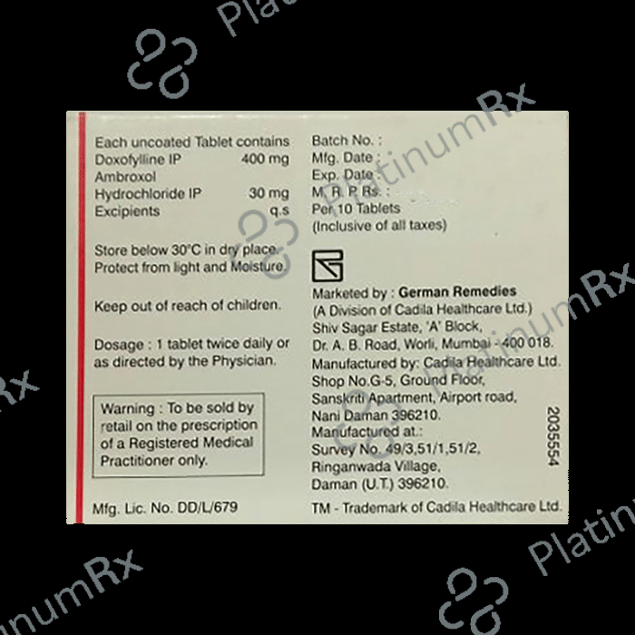 Doxolin AX Tablet