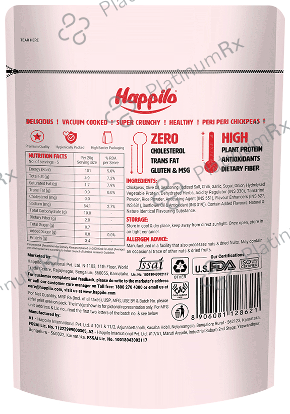 Happilo Peri Peri Chickpeas