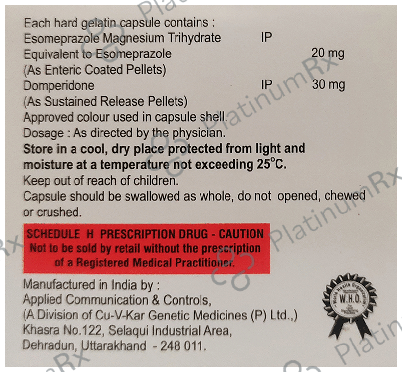 Endogaz Capsule SR