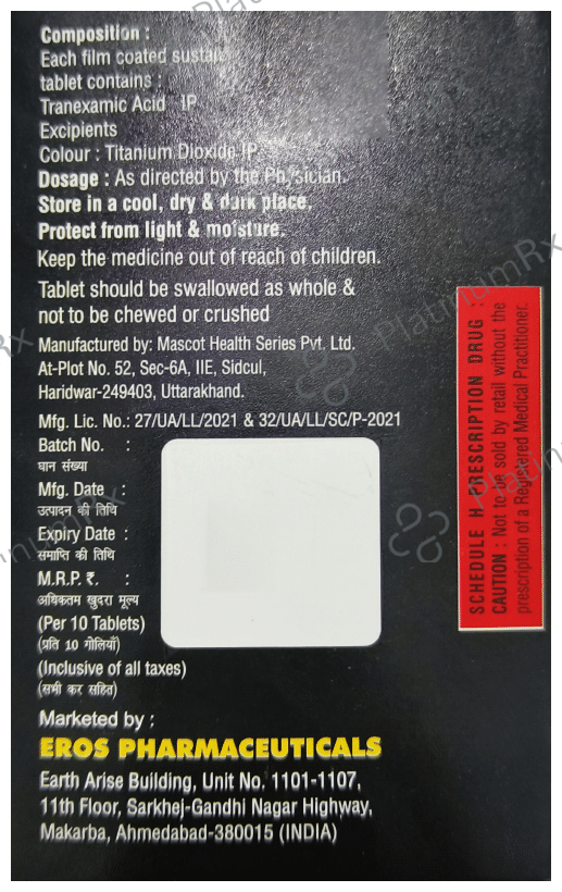 Fixglow-TX 500mg Tablet SR