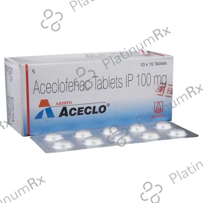 Aceclo 100mg Tablet 10s