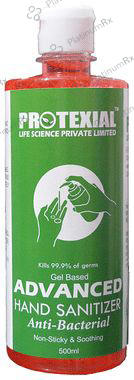 Protexial Gel Based Advanced Anti-Bacterial Hand Sanitizer 500 Sanitizer