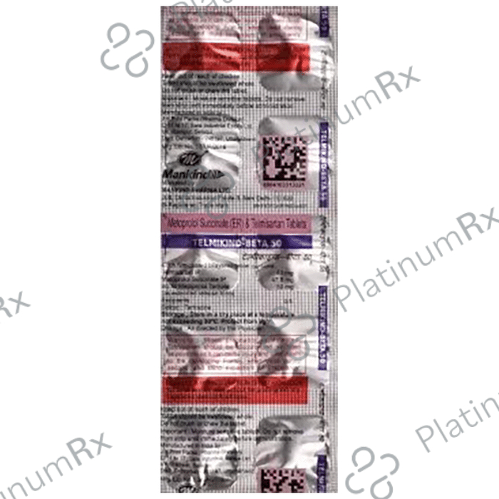 Telmikind Beta 50/40mg Tablet ER 10s